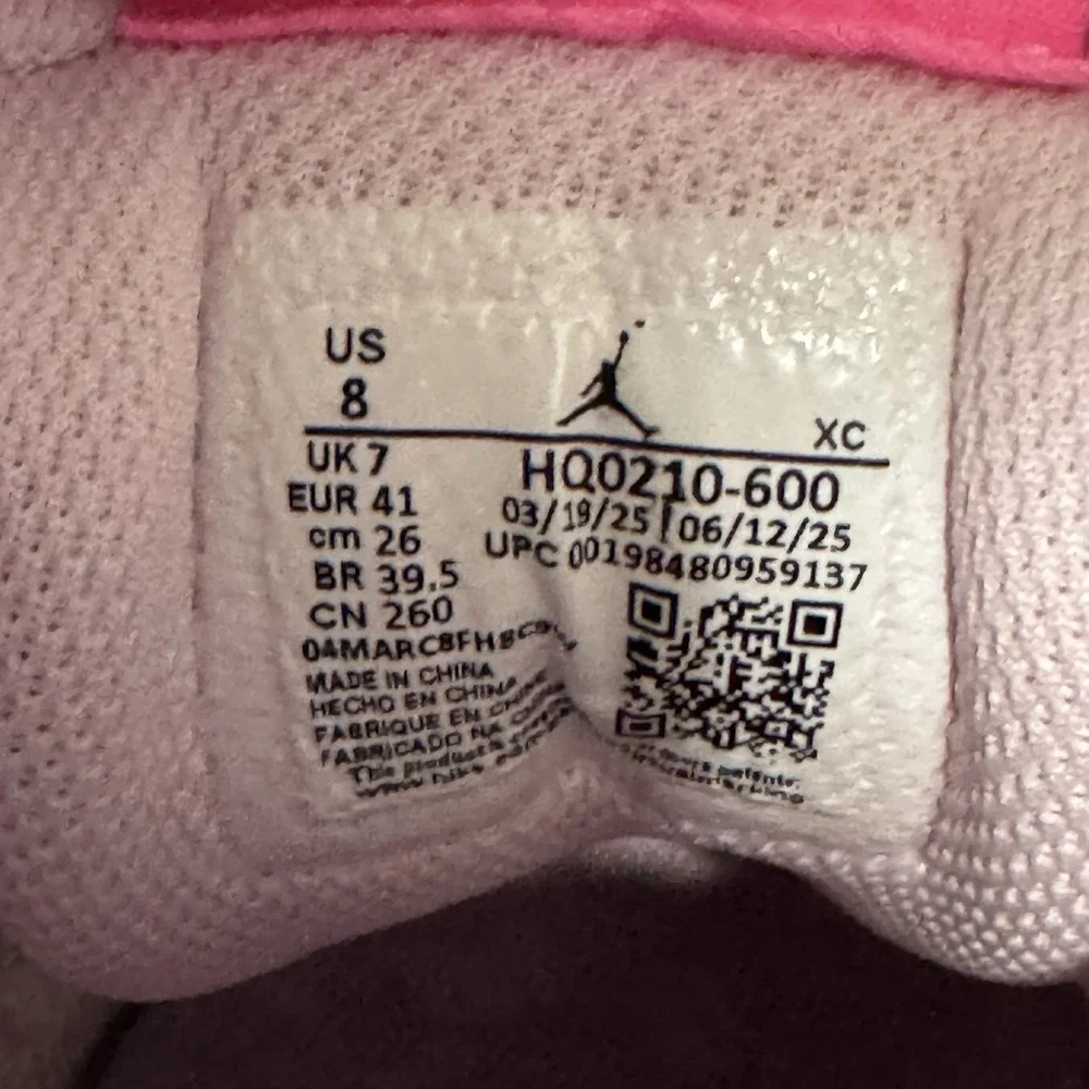 Nike Air Jordan Stadium 90 Cleat Pink Foam Football Men's Size 8 $135